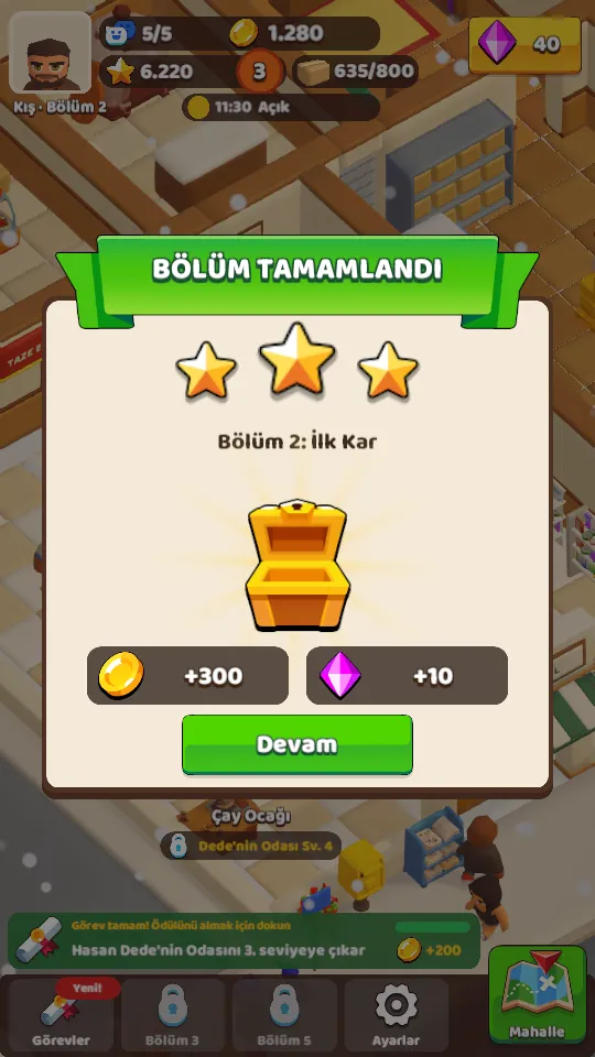 Mahalle Bakkalı: Bölümleri tamamla